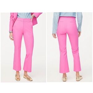 J. Crew Factory Career Office Minimalist Kallie Pants Bright Pink Sz 14